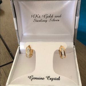 14K gold hoop earrings